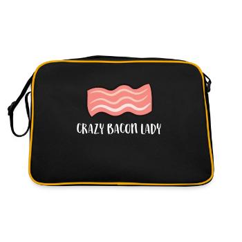 Amateurs de bacon Petits déjeuners Fous - Sac Retro - noir/or - Dos