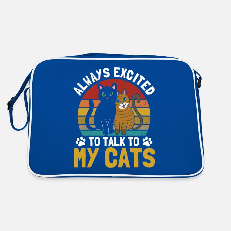 Chats Propriétaire de chat Animaux de compagnie Cadeau Sac Retro