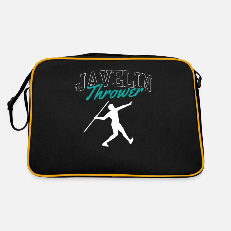 Speerwerfer Speer Speerwerfen Speerwurf Retro Tasche