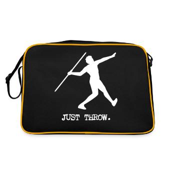 Simply throw javelin throw javelin thrower javelin throw - Retro Bag - black/gold - Back