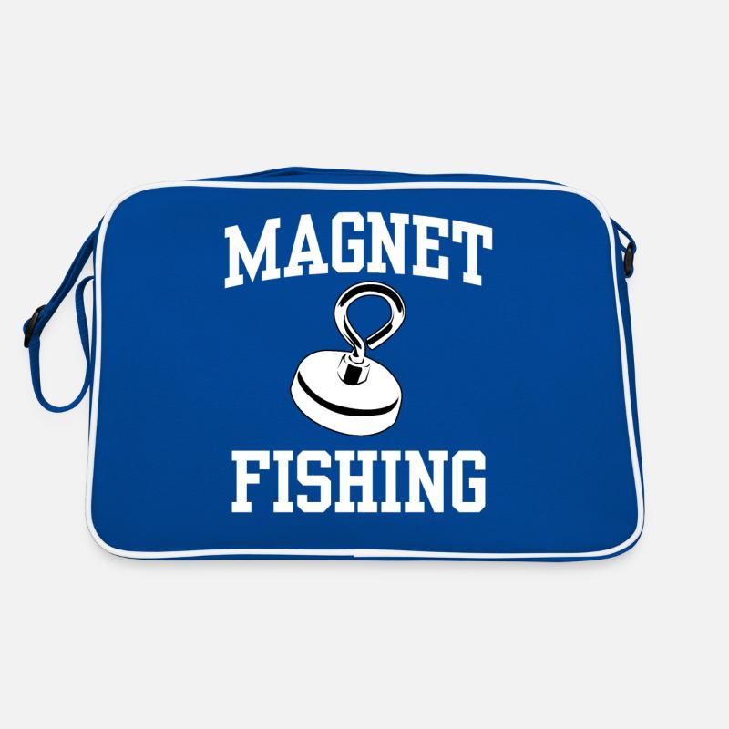 Magnetfischen Magnetfischer Magnet Retro Tasche