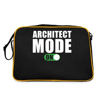 Mode Architecte activé - Sac Retro - noir/or - Dos