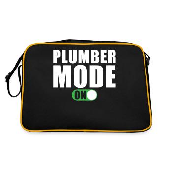 Mode plomberie activé - Sac Retro - noir/or - Dos