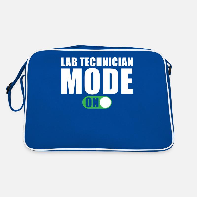Labortechniker Modus Ein Retro Tasche