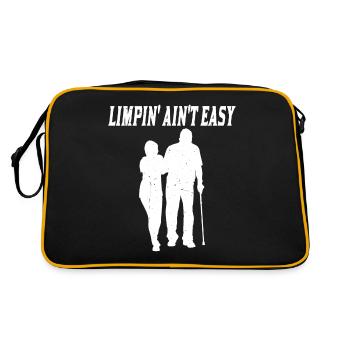 Limpin' Ain't Easy 13 - Retro Bag - black/gold - Back
