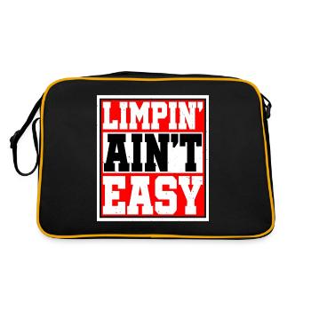 Limpin' Ain't Easy 14 - Retro Bag - black/gold - Back
