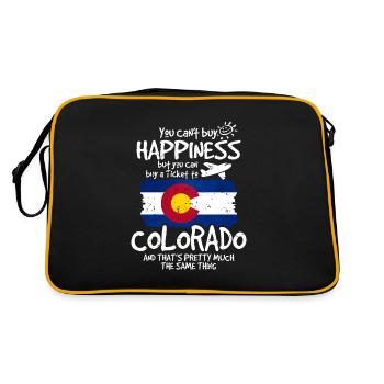 Colorado - Retro Bag - black/gold - Back