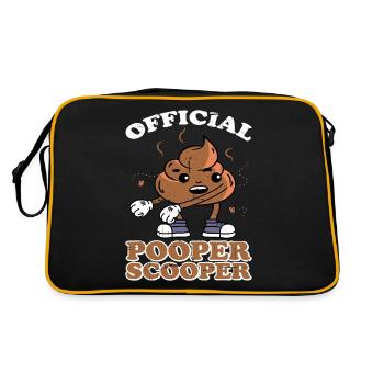 Scooper Pooper officiel 10 - Sac Retro - noir/or - Dos