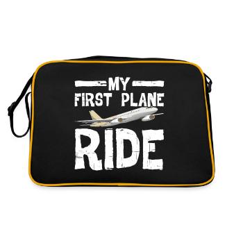 Mon premier trajet en avion 46 - Sac Retro - noir/or - Dos