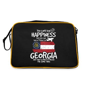 Géorgie - Sac Retro - noir/or - Dos