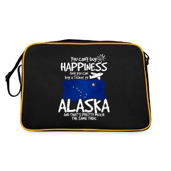 Alaska - Sac Retro - noir/or - Dos