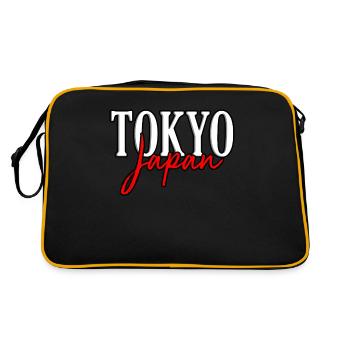 Japon - Sac Retro - noir/or - Dos