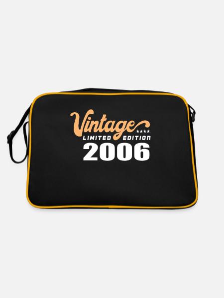 Vintage Anniversaire Anniversaire Rétro 2006 Limité - Sac Retro - noir/or - Dos