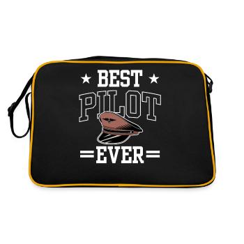 Le meilleur pilote de tous les petits avions à réaction - Sac Retro - noir/or - Dos