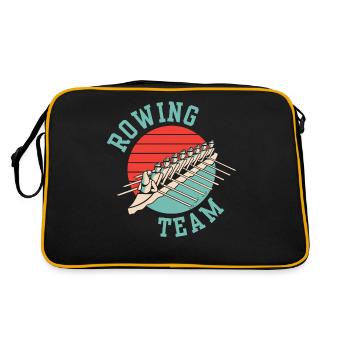 Équipe d’aviron Aviron Aviron Bateau Aviron Aviron - Sac Retro - noir/or - Dos