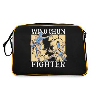 Wing Chun Fighter Martial Arts Martial Arts Trainer - Retro Bag - black/gold - Back