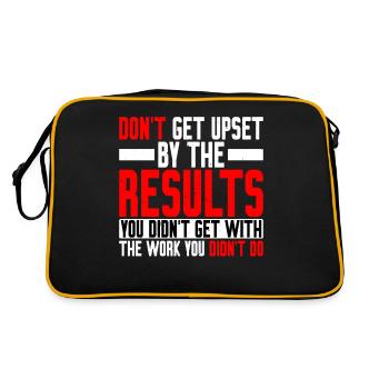Ne vous fâchez pas avec les résultats que vous n’avez pas obtenus 3 - Sac Retro - noir/or - Dos