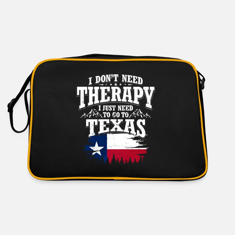 Texas - Sac Retro - noir/or
