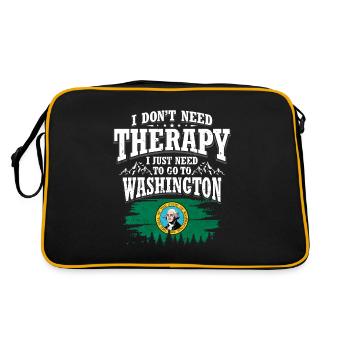 Washington - Sac Retro - noir/or - Dos