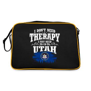 Utah - Retro Bag - black/gold - Back