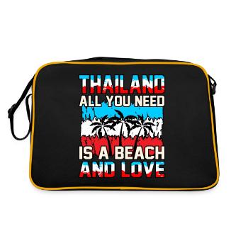 Thaïlande - Sac Retro - noir/or - Dos