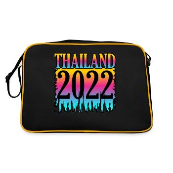 Thaïlande - Sac Retro - noir/or - Dos