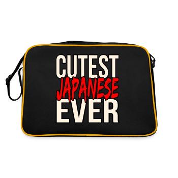 Japon - Sac Retro - noir/or - Dos