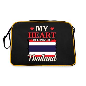 Thaïlande - Sac Retro - noir/or - Dos