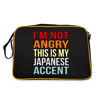 Japon - Sac Retro - noir/or - Dos