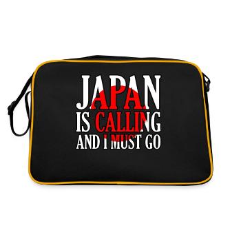 Japon - Sac Retro - noir/or - Dos