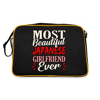 Japon - Sac Retro - noir/or - Dos
