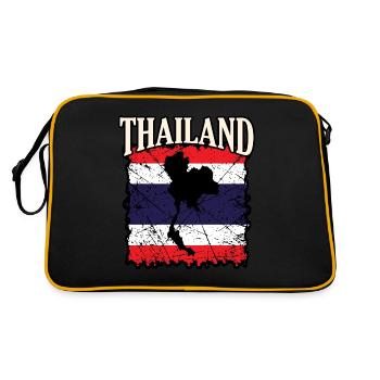 Thaïlande - Sac Retro - noir/or - Dos