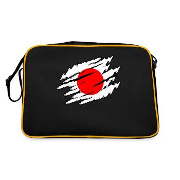 Japon - Sac Retro - noir/or - Dos