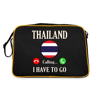 Thaïlande - Sac Retro - noir/or - Dos