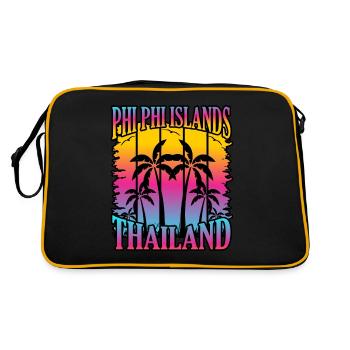 Thaïlande - Sac Retro - noir/or - Dos