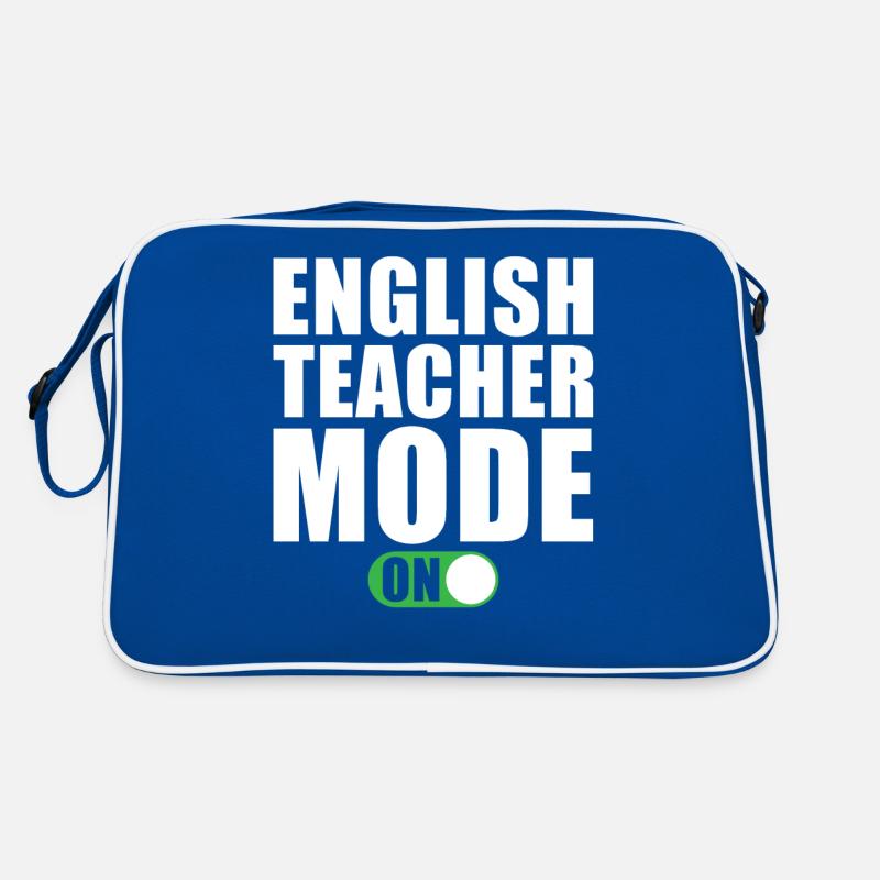 Englischlehrer Modus Ein Retro Tasche