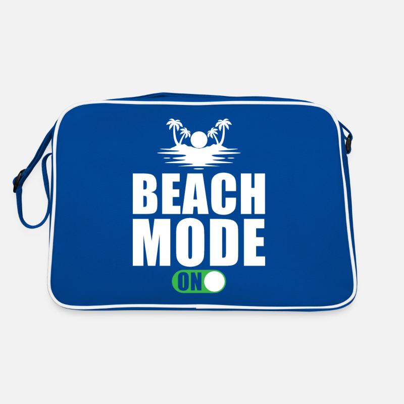 Strand Urlaub Beach Mode On Retro Tasche
