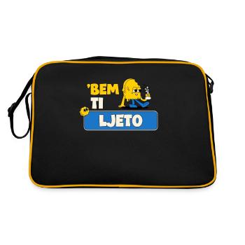 ´Bem ti ljeto Balkan Dictons des Balkans - Sac Retro - noir/or - Dos