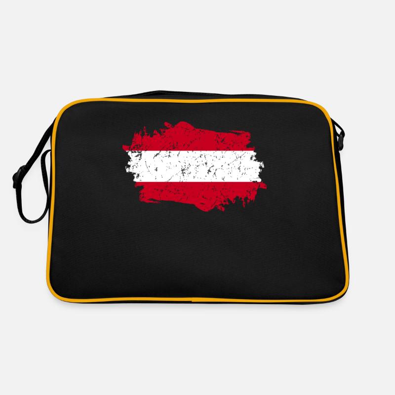 Drapeau de l’Autriche Grunge Drapeau de l’Autriche Sac Retro