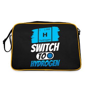 Switching to Hydrogen Energy Element Hydrogen - Retro Bag - black/gold - Back