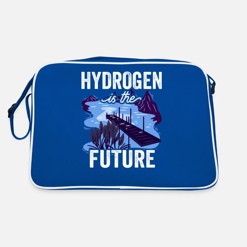 Wasserstoff Ist Die Zukunft Element Hydrogen Retro Tasche