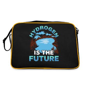 Hydrogen is the future Hydrogen Element - Retro Bag - black/gold - Back