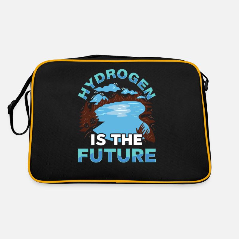 Wasserstoff Ist Die Zukunft Hydrogen Element Retro Tasche
