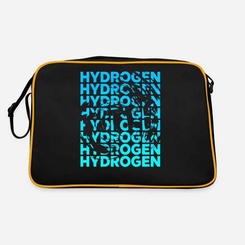 Wasserstoff Hydrogen Energie Element Retro Tasche