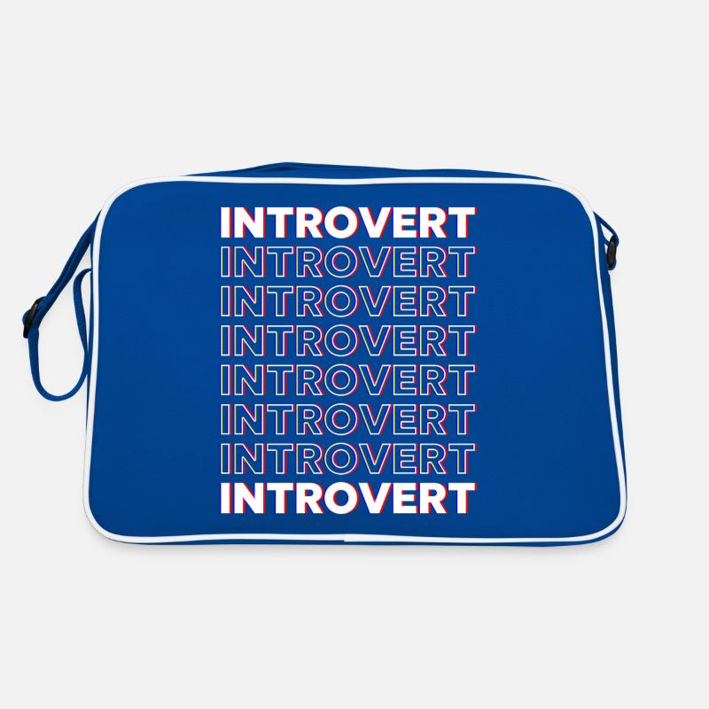 Introvertiert Sarkasmus Introvertierter Schüchtern Retro Tasche