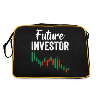 Futur Investisseur Investir Investir - Sac Retro - noir/or - Dos