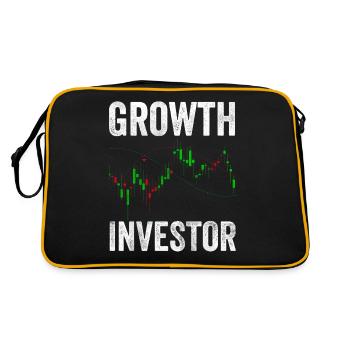 Growth Investor Growth Growth Investors Invest - Retro Bag - black/gold - Back