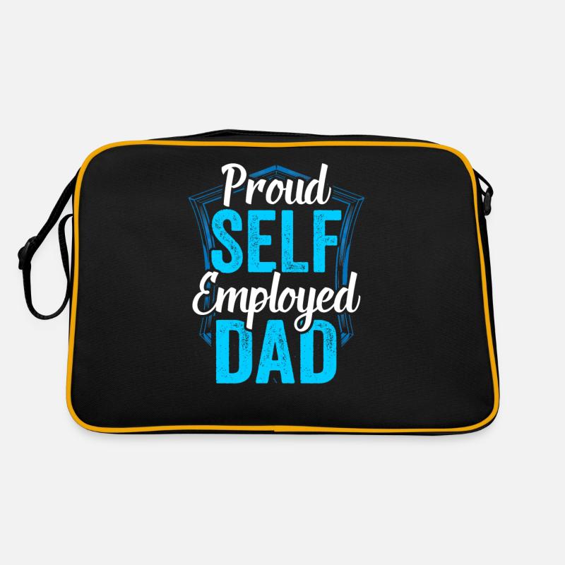 Proud Self-employed father Self-employed Retro Bag