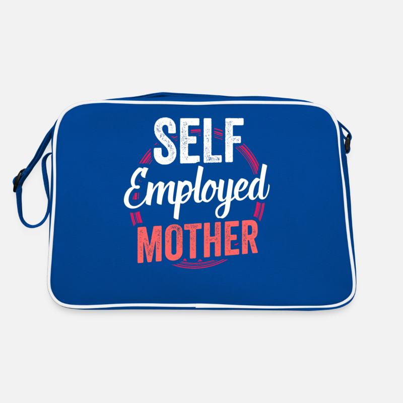 Selbstständige Mutter Freelancer Selbstständig Retro Tasche