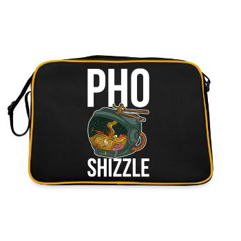 Pho Shizzle Pho Gift - Retro Bag - black/gold - Back
